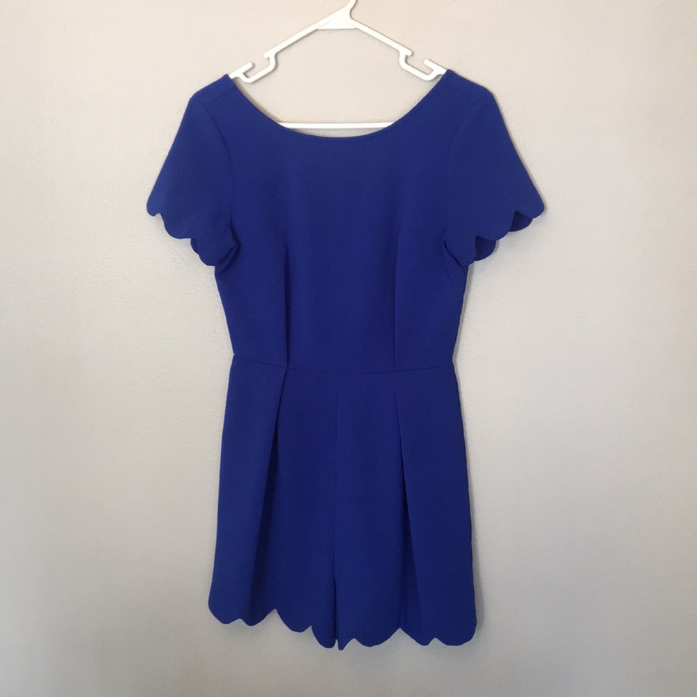 Royal blue romper